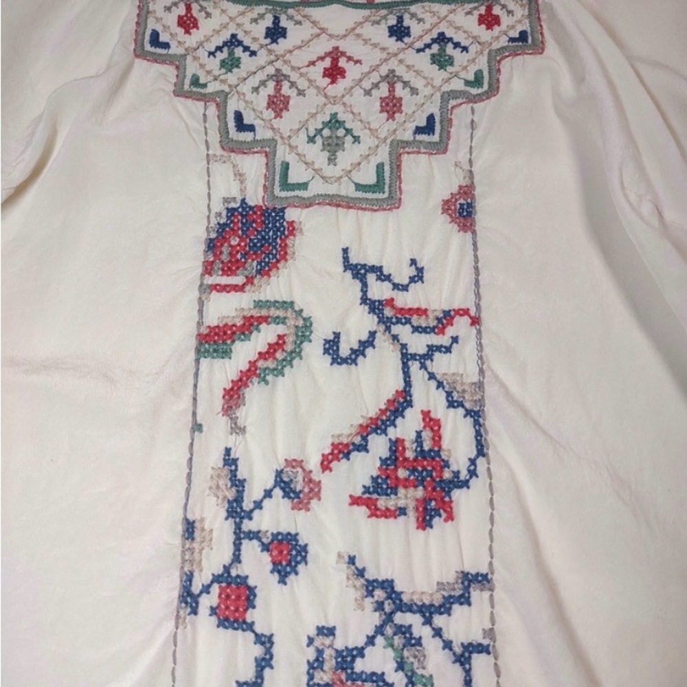 Johnny Was 4 Love and Liberty
Bohemian Antique White
Embroidered Tunic Dress M - Picture 4 of 8